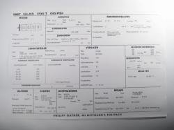 GLAS 1300 GT 1964 - technisches Datenblatt  